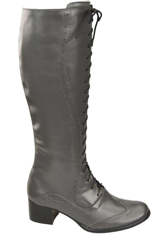 Shoes Women's boots Lace-up natural leather 595 ElitaBut
