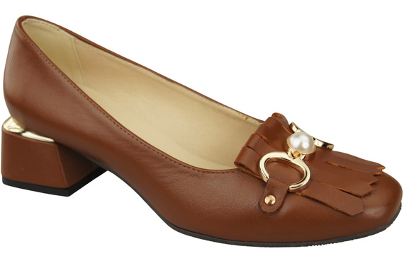 Women's shoes Pumps Natural leather 195 ElitaBut