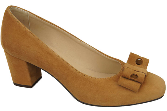 Women's shoes Pumps Natural leather suede 163 ElitaBut