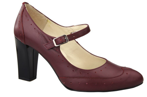 Women's shoes Pumps natural leather 958 ElitaBut