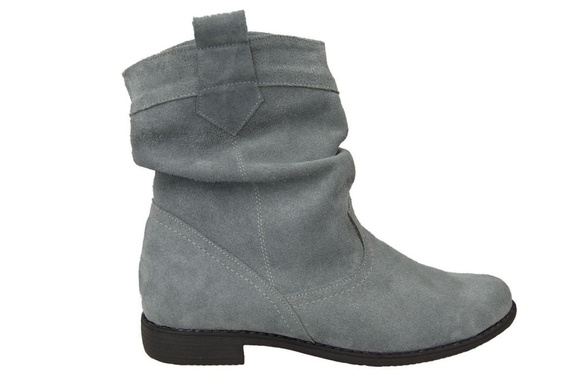 Schuhe Damenstiefel Saszki Winter Naturleder Velours 117 Z ElitaBut