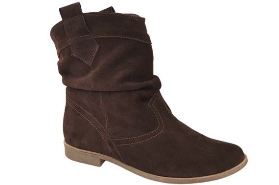 Schuhe Damenstiefel Saszki Winter Naturleder Velours 117 Z ElitaBut