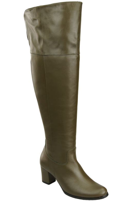 Schuhe Damenstiefel über dem Knie echtes Leder 190 ElitaBut