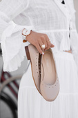 Women's Shoes Comfortable Ballerinas Natural Leather 162 ElitaBut