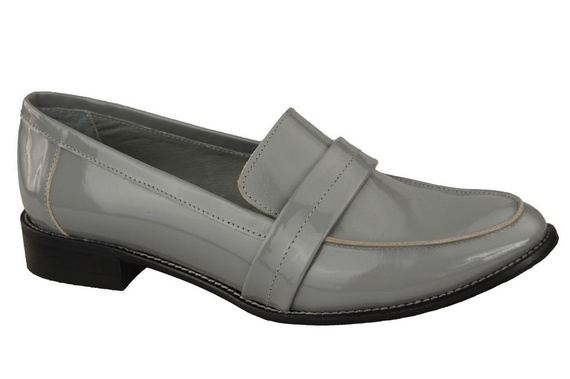 Shoes Women's loafers Natural leather lacquer 139 ElitaBut