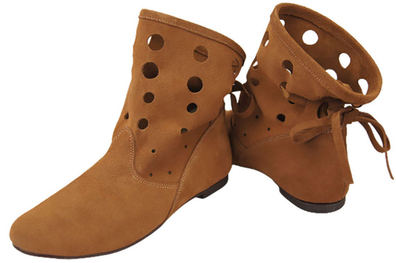 Shoes Boots Women's natural leather velor 160 ElitaBut