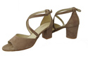 Women's shoes Sandals natural leather Suede 111 ElitaBut