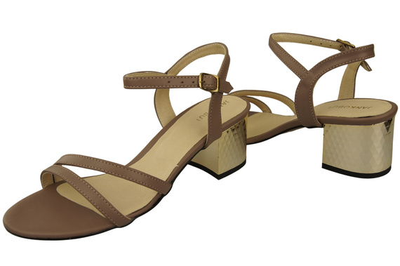 Women's Shoes Sandals Natural Leather 197 ElitaBut