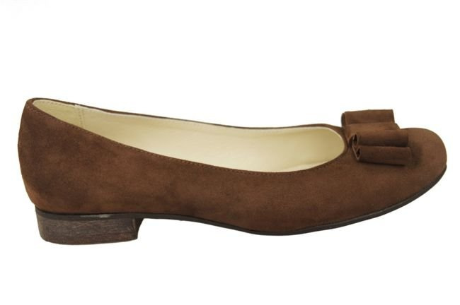 Women's Shoes Ballerinas natural leather Suede 126 ElitaBut