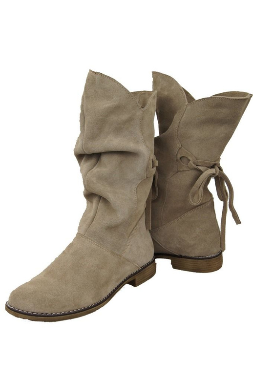 Shoes Women's boots Winter natural leather velor 999 Z ElitaBut