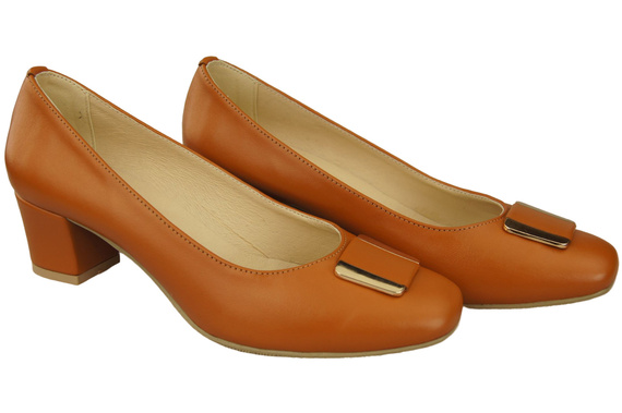 Women's shoes Pumps Natural leather 187 ElitaBut