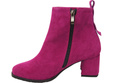Women’s ankle boots in genuine suede leather, stable block heel, with zipper – 224 ElitaBut