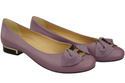 Women's Ballerinas Shoes Natural Leather 894 ElitaBut