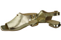 Comfortable Women's Shoes Sandals Flat Gold Heel Natural Leather 207 ElitaBut