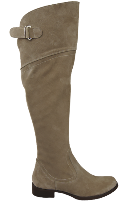 Shoes Boots Women Boots Over-the-knee boots Over-the-knee natural leather Velor 154 ElitaBut