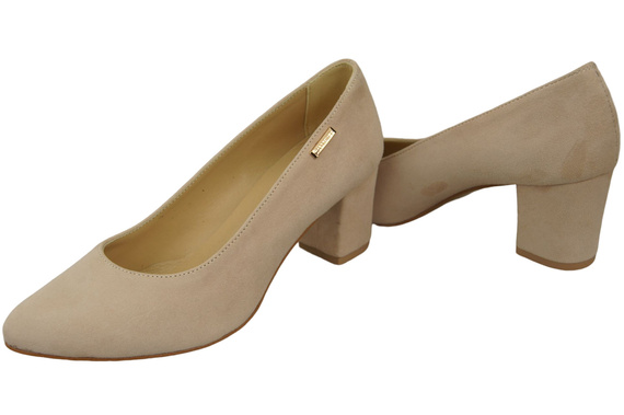 Women's Shoes Pumps Natural Leather Suede 106 ElitaBut