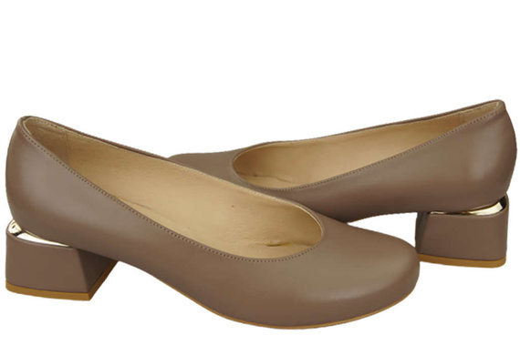 Women's shoes Pumps Natural leather 159 ElitaBut