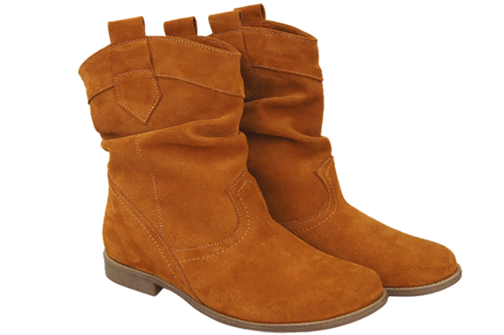 Shoes Women's boots Saszki Winter natural leather velor 117 Z ElitaBut