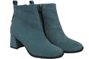 Women’s ankle boots in genuine suede leather, stable block heel, with zipper – 224 ElitaBut