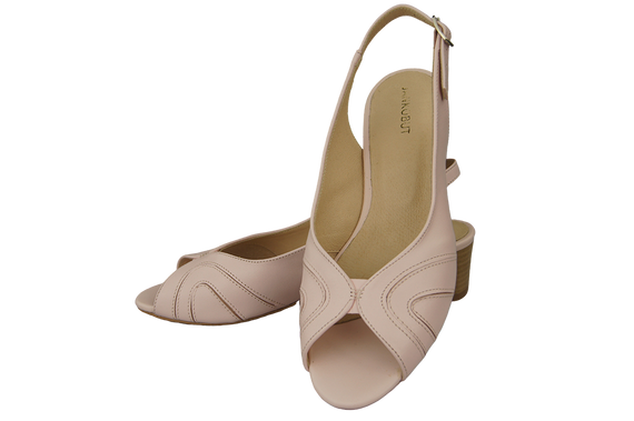 Shoes Women Sandals natural leather 991 ElitaBut