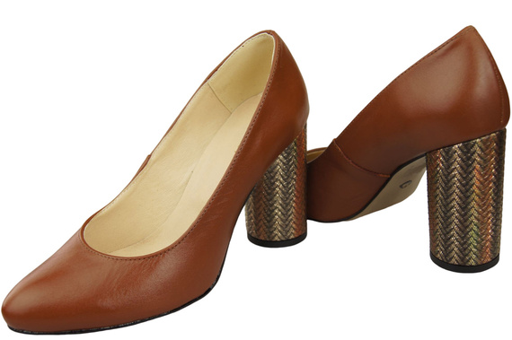 Women's shoes Pumps Natural leather 194 ElitaBut
