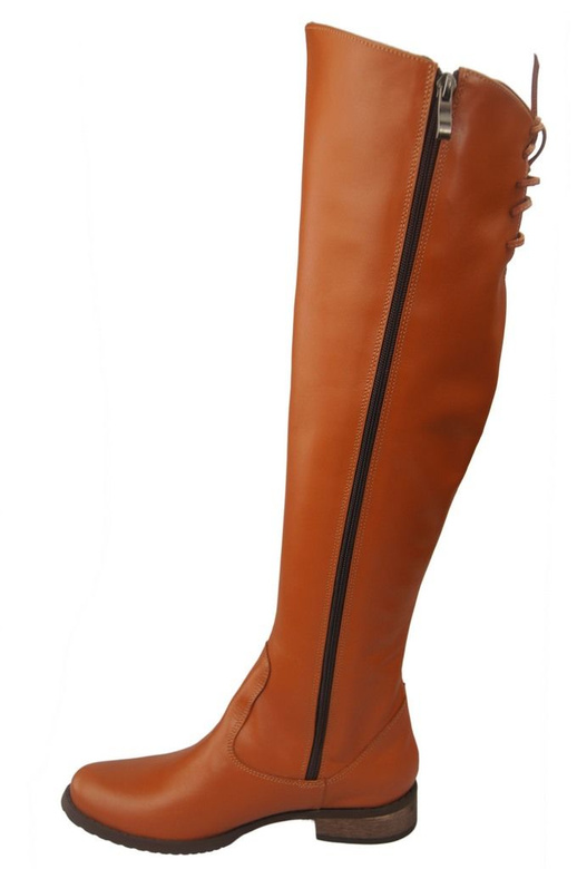 Shoes Boots Women Boots Over the knee boots Over the knee Natural Leather 121 ElitaBut