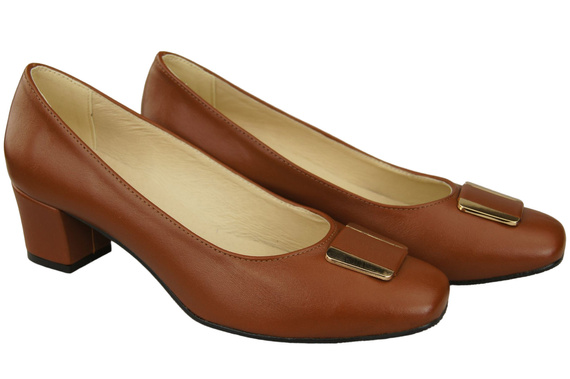 Women's shoes Pumps Natural leather 187 ElitaBut
