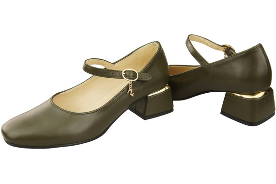 Women's shoes Pumps with a strap, natural leather 202 ElitaBut