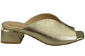 Women's Shoes High-Heeled Flip-Flops Natural Leather 210 ElitaBut
