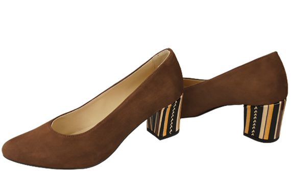 Women's footwear Women's pumps Suede leather 158 Z ElitaBut