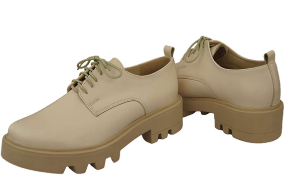 Women's shoes Lace-up leather Natural 180 ElitaBut