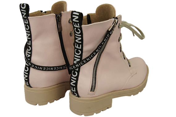 Footwear Boots Women's boots with the inscription NICE Natural Leather 173 Z ElitaBut