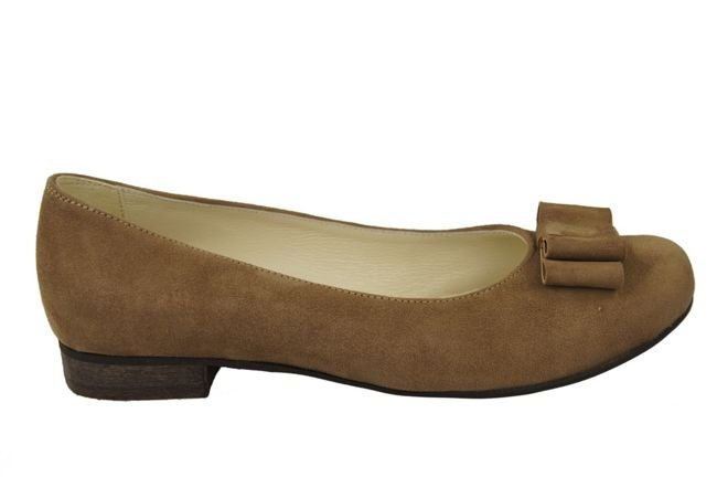 Women's Shoes Ballerinas natural leather Suede 126 ElitaBut