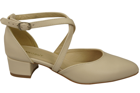 Women’s Leather Sandals with Straps Low Heel 223 ElitaBut