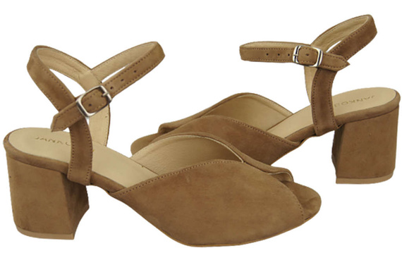 Shoes for women Sandals natural leather Suede 185 ElitaBut
