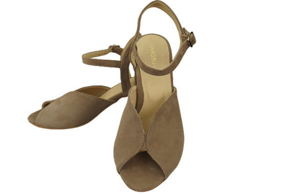 Shoes for women Sandals natural leather Suede 185 ElitaBut