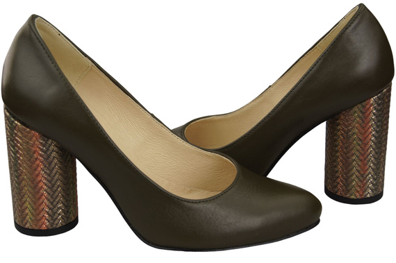 Women's shoes Pumps Natural leather 194 ElitaBut