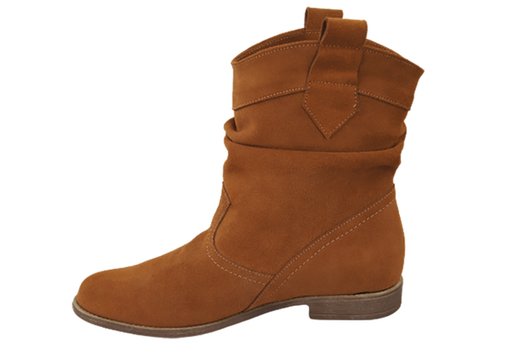 Shoes Women's boots Saszki Winter natural leather velor 117 Z ElitaBut