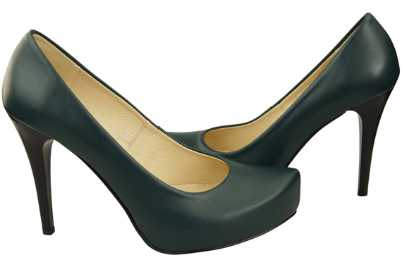 Women's shoes Pumps High heels natural leather 205 ElitaBut