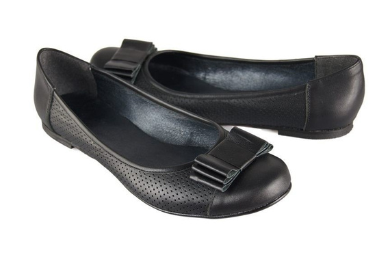 Women's Shoes Ballerinas Openwork Natural Leather 718 ElitaBut