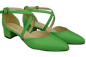 Women’s Leather Sandals with Straps Low Heel 223 ElitaBut