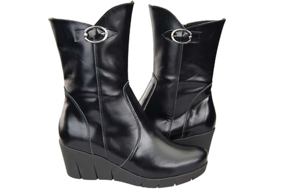 Shoes Women's Wedge Boots Natural leather 178 ElitaBut