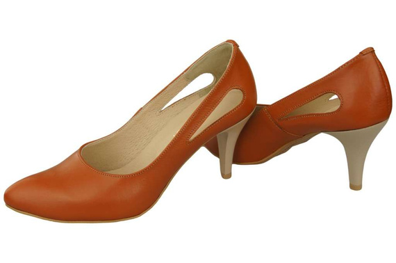 Women's shoes Pumps Natural leather 166 ElitaBut