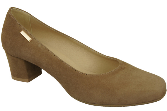 Comfortable Women's Shoes Pumps Natural Suede Leather 172 Z ElitaBut