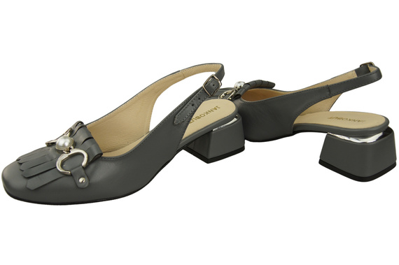 Women's Shoes Sandals Decorated with Fringes Natural Leather 208 ElitaBut