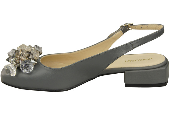 Women's Shoes Sandals with Crystals Natural Leather 215 ElitaBut