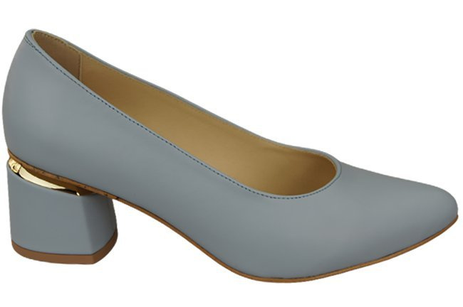 Obuwie Damskie Czółenka Jasny Błękit Skóra naturalna 143 ElitaBut