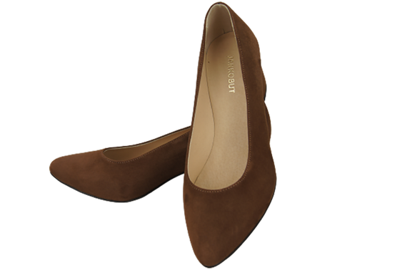 Women's footwear Women's pumps Suede leather 143 ElitaBut