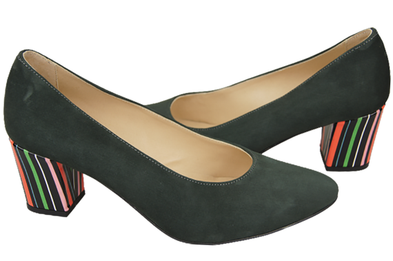 Women's footwear Women's pumps Suede leather 158 Z ElitaBut