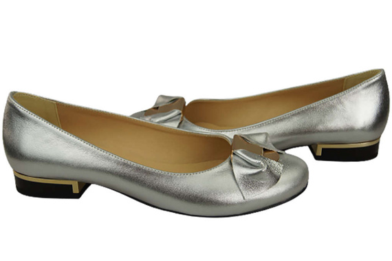 Women's Ballerinas Shoes Natural Leather 894 ElitaBut